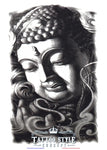 Tatouage temporaire Asiatique Bouddha - Vent apaisant