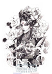 Tatouage Asiatique - Impératrice Fleurs Et Renard Femme