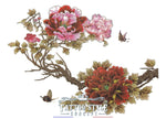 Tatouage Branche Papillon Et Fleur Rouge Rose Fleurs