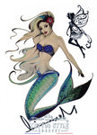 Tatouage Pin Up Sirène Et Fée Aquatiques