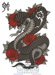 Tatouage temporaire signe astrologique Chinois - Serpent