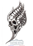 Tatouage Tête De Mort - Alien Tribal Skull